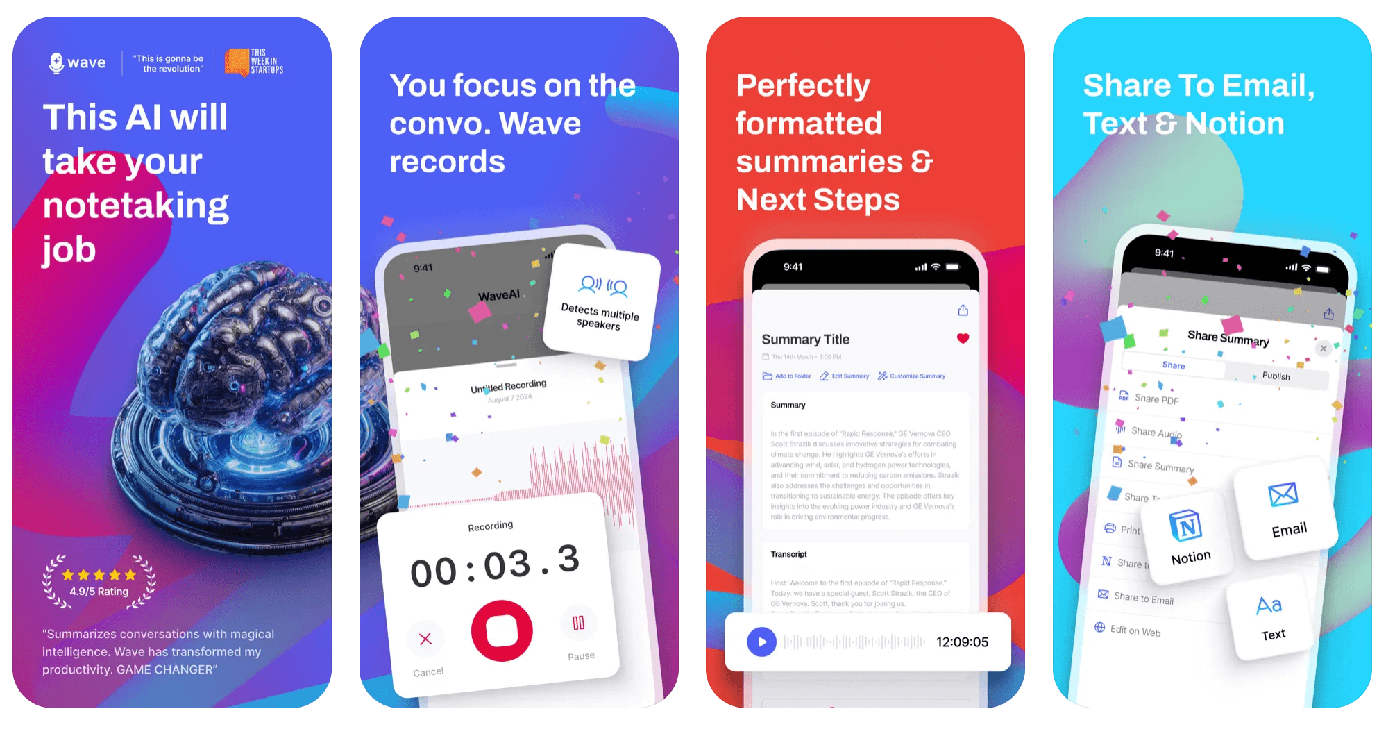 Wave - AI Note Taker